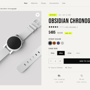 E-Commerce Product Page HTML Template