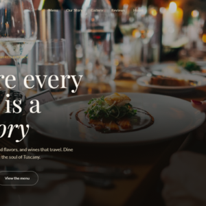 Restaurant Website HTML Template